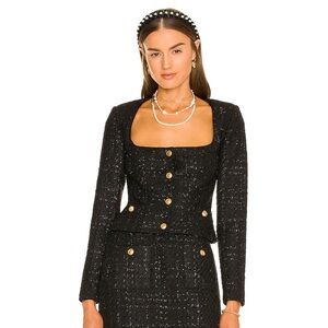 ASSIGNMENT Bianca Jacket in Black Size Medium NWT